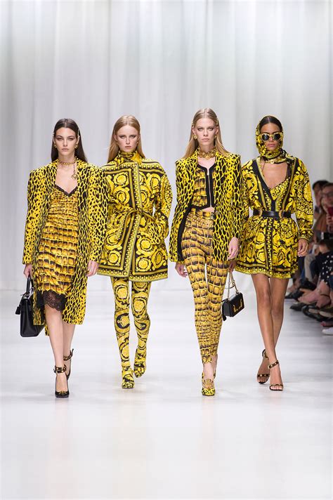 Versace runway prints